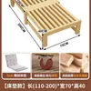 Cama Retrátil de Madeira Maciça para Apartamentos Pequenos, Cama de Solteiro Tatami para Sala de Estar, Sofá-Cama Multifuncional Simples Dobrável de Uso Duplo