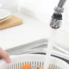Extensor de cabezal de grifo para salpicaduras, para cocina, hogar, ducha, ahorro de agua, boquilla de filtro giratoria