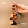 Bolsa de Sonajero Colgante de Fruta de Planta Natural Curativa Colgante de Carrillón de Viento Hecho a Mano Decoración Estilo Bosque Colgante de Cáscara de Fruta No