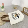 Mini Bolso de Lona con Oso Lindo para Llevar en la Mano para Mujer, Bolso Portátil para el Almuerzo, Bolso Pequeño para Estudiantes, Bolso de Mano Escolar, Bolsa de Regalo Ideal