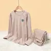 Conjunto de ropa interior térmica básica para adolescentes, camisetas y pantalones térmicos de algodón puro, pijamas cálidos para niños, camiseta térmica de algodón Lycra para invierno