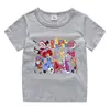 Conjunto de Camiseta e Shorts de Gola Redonda de Verão 2026 para Crianças Estilo Coreano Casual Absorvente de Suor Cor Doce Conjunto de Moletom para Crianças Pequenas
