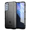 Para Thunder Samsung S21FE Funda de Teléfono S21FE Cubierta Protectora Escudo de Silicona Mate Engrosado Resistente a Caídas Funda Suave