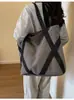 Bolsa de lona para mujer 2026 nueva bolsa tote de gran capacidad, bolso de moda moderno para mujer, bolsa para clase de estudiante y para ir al trabajo