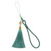 Cadena para teléfono móvil de flor de ciruelo Guofeng, corta, hecha a mano, con borla, retro, cordón para muñeca, bolsa para disco U, cuerda antipérdida, colgante creativo