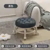Taburete Pequeño Giratorio con Ruedas para Uso en Casa, Taburete Bajo para Niños, Silla Pequeña con Ruedas, Taburete Redondo Móvil para Sofá de Sala de Estar