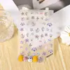 Arte de Uñas Rosa Pegamento Fino Resistente Pegatina para Arte de Uñas Pintura al Óleo Pintura de Flores Crema Vintage Florales Pegatina Pegatina Pegatina Impermeable Mayoreo