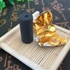 Palitos de Moxa Grão Dourado Pequeno, Grânulos de Moxa Flor de Ameixa Envelhecida, Palitos de Moxa, Colunas de Moxa 1.2*3cm, Moxabustão Aquecimento de Meridianos, Uso Doméstico Nanyang