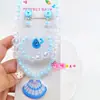 Estilo Océano Collar de Conchas para Niños Caracola Estrella de Mar Elemento Marino Sirena Niña Disfraz Joyería a Juego Princesa