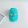 Gorra de béisbol de secado rápido para padres e hijos de verano, sombrero para el sol para exteriores, estampado de letras estilo coreano, transpirable, unisex, gorra fina de pico de pato