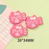 Acessórios de Resina de Gatinho Peixe Fofo DIY Gel de Creme Presilha de Cabelo Capa de Celular Adesivos para Geladeira Calçados com Furos Material Artesanal
