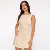 Nueva Falda Corta de Color Sólido Hot Girl, Vestido sin Mangas con Espalda Descubierta, Moda Sexy para Mujer Y2K Transfronteriza Europea y Americana