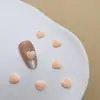 Joias para Nail Art de Resina Partículas Foscas Coração Joias para Unhas DIY Brincos Capa de Celular Acessórios para Unhas Vestíveis