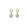 Pendientes de plata s925 con forma de lágrima de ángel y piedra de ojo de gato, con forma de gota de agua, elegantes y combinables, pequeños y modernos para mujer.
