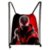 Nueva Bolsa de Almacenamiento Cruzada de Poliéster con Cordón de Marvel Spider-Man Mochila con Cordón de Gran Capacidad Fabricante Venta al por Mayor