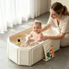 Bañera de Plástico Plegable Popular Transfronteriza para Niños, Bañera para Bebés de Uso Doméstico, Cubeta de Baño para Bebés Sentado-Acostado, Recipiente de Agua
