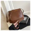 Bolso de Silla Mini Retro Nuevo, Moderno y Sencillo, Bolso Color Castaño Nuevo Verano 2025, Bolso Cruzado de Hombro para Mujer