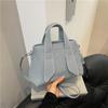 Bolsas Femininas Bolsas Femininas 2025 Primavera Novo Moderno Grande Capacidade Bolsas Femininas Moda Listrada Splicing Bolsas Tote Bolsas de Mão