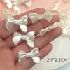 ABS com furo pérola imitação flor camélia rosa acessórios para joias diy cola creme capa de celular grampo de cabelo material para colar