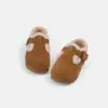 Zapatos Birkenstock para Niña 2026 Nuevas Llegadas de Invierno Zapatos de Algodón para Niños con Forro Polar Zapatos Peludos para Bebé Niña Botas de Nieve Cálidas para Niños