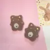 Muñeco de peluche de dibujos animados, accesorios, muñeco de oso de cuerpo entero, broche, suave, lindo, para bolso DIY, accesorios de muñeca, al por mayor