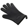 Guantes de Silicona Aislantes del Calor para Horno Microondas de Cocina, Antiescaldaduras, Engrosados, Forrados de Algodón, Resistentes a Altas Temperaturas, Impermeables, para Uso Doméstico