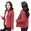 Chamarra de Felpa para Mujer, Sudadera de Felpa, Nuevo Estilo Otoño e Invierno 2026, Cárdigan con Cuello Alto, Top Versátil Casual Forrado de Felpa para Invierno