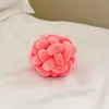 Almohada Tejida con Nudos en Forma de Bola Spandex Decoración para Sala de Estar Sofá Cojín Venta Caliente Transfronteriza Dropshipping