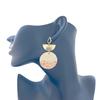 Cross-border Best Selling Ins Estilo Handmade Polímero Clay Brincos de cerâmica macia Nicho das mulheres High-end brincos de cor quente