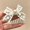 Pente de cabelo penteado de cabeça para baixo novo grampo de cabelo com franja de laço antiderrapante caveira alta estiloso moderno grampo de cabelo lateral com mechas acessório de cabelo
