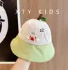 Chapéu de Pescador para Bebê Estilo Coreano Verão Malha Respirável Desenho Animado Super Fofo Chapéu de Sol para Bebê ao Ar Livre para Meninos e Meninas