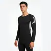Roupas de Secagem Rápida, Roupa Íntima de Corrida de Alta Elasticidade, Roupas de Treino de Futebol e Basquete, Leggings, Roupas Esportivas de Fitness Masculinas, Roupas Esportivas de Manga Longa