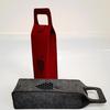 Fabricante de Bolsa de Vino Tinto de Fieltro Bolso de Mano Rojo Vino Personalizado Regalo Personalizado Publicidad Bolso de Mano Rojo Vino de Fieltro