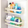 Estante de Almacenamiento Magnético sin Taladro para Cocina, Refrigerador, Lavadora, Estante de Pared para Especias, Estante para Almacenamiento de Papel Film para Uso en Refrigerador