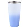 Taza de cerveza de acero inoxidable 304 para bebidas frías, creativa, simple, con gradiente, taza de agua con doble aislamiento, taza para calentar y enfriar.