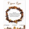Pulsera de piedra de cuentas de grava vintage de negocios multicolor con cuerda elástica de cartón pulsera venta caliente transfronteriza europea y americana