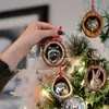 Coruja Transfronteiriça Decorações de Natal de Animais Pingentes para Árvore de Natal Pingentes Planos de Acrílico Pingentes para Carro