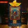 Nepal Tíbet Buda Buda Sakyamuni Pintura Colgante Buda Amitabha Buda Maestro de la Medicina Buda Tesoros de los Tres Budas del Tíbet Pintura Thangka