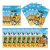 Suministros para Fiesta de Cumpleaños Infantil Temática del Nuevo Shan Hai Jing Transfronterizos Mantel Desechable Platos de Papel Vasos de Papel Arreglo de Vajilla