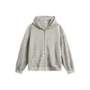 Sudadera cárdigan a rayas estilo americano para hombre, chaqueta deportiva con capucha de otoño de alta costura para parejas, marca de moda, chaqueta casual con un ambiente relajado