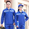 Buscando Trajes de Trabajo de Fábrica para Primavera y Otoño para Hombres, Ropa de Protección Laboral de Manga Larga, Uniformes de Taller de Fábrica, Ropa de Trabajo Engrosada, Resistente al Desgaste