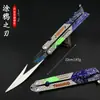Jogo Periférico Arma Modelo Coelhinho Faca Ruitu Lâmina Dobrável 22cm Artesanato Totalmente Metálico Dropshipping