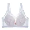 Sujetador Sexy de Encaje de Talla Grande Transfronterizo Ultradelgado Sin Aros Push-Up para Senos Grandes Adelgazante Ajustable Ropa Interior para Mujer al Mayoreo
