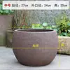 Vaso Retangular de Areia Roxa Vasos de Cerâmica Lótus Lírio d'Água Vasos para Paisagismo Vasos Hidropônicos de Diâmetro Grande Vasos de Flores Extra Grandes