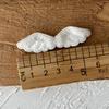 Alas de ángel de murciélago diablo con relieve de felpa de cuero sintético, hechas a mano, material de bricolaje, accesorios de decoración Lolita para abanicos