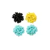 Estilo Nuevo Primavera y Verano Color Puro Simple Cuentas de Arroz Hortensia DIY Pendientes Lindos Pendientes Accesorios para el Cabello Zapatos con Agujeros Flor para Zapatos Accesorios