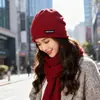 Nuevos Sombreros de Otoño e Invierno 2025 para Mujer, Sombreros de Lana para Maternidad de Primavera y Verano, Turbantes Holgados para Pareja, Gorros de Punto para Circunferencia de Cabeza Grande