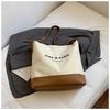 Bolso Casual de Gran Capacidad para Mujer 2026 Nuevo de Moda Versátil Lona Bolso de Hombro Popular Bolso Cruzado Tipo Cubo