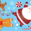 Pegatinas navideñas transfronterizas, pegatinas de pared, pegatinas electrostáticas, pegatinas para cristales de ventanas, regalo de Papá Noel y alce, decoraciones para ventanas