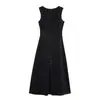 Ropa europea y americana para mujer transfronteriza, vestido midi popular en AliExpress